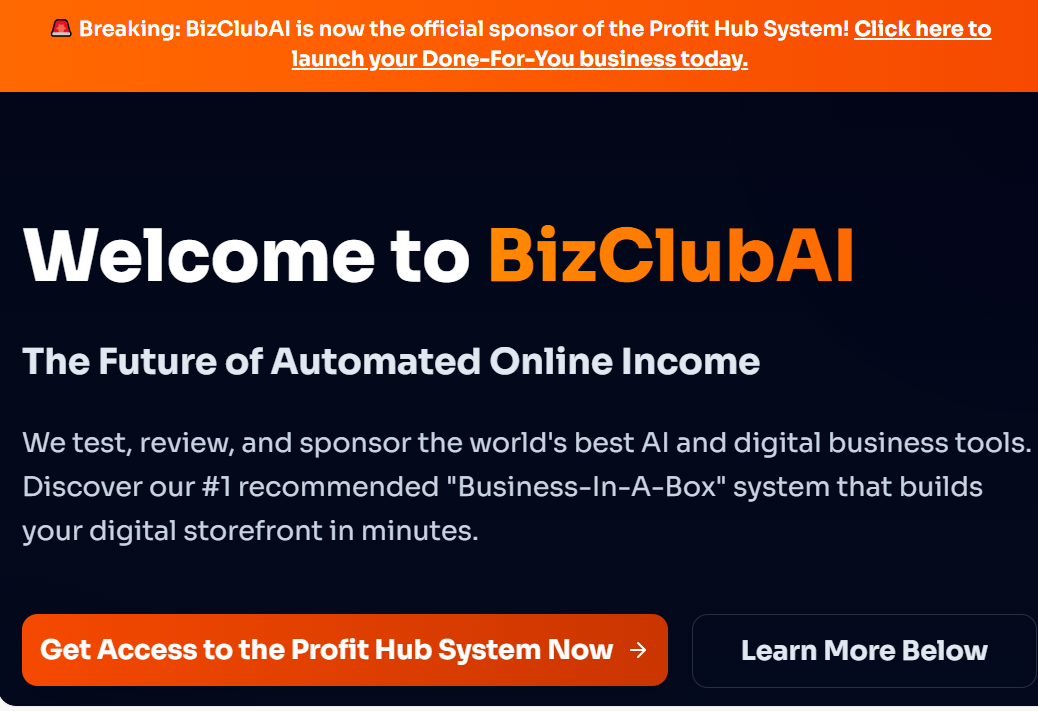 Sponsor of The Profit Hub System